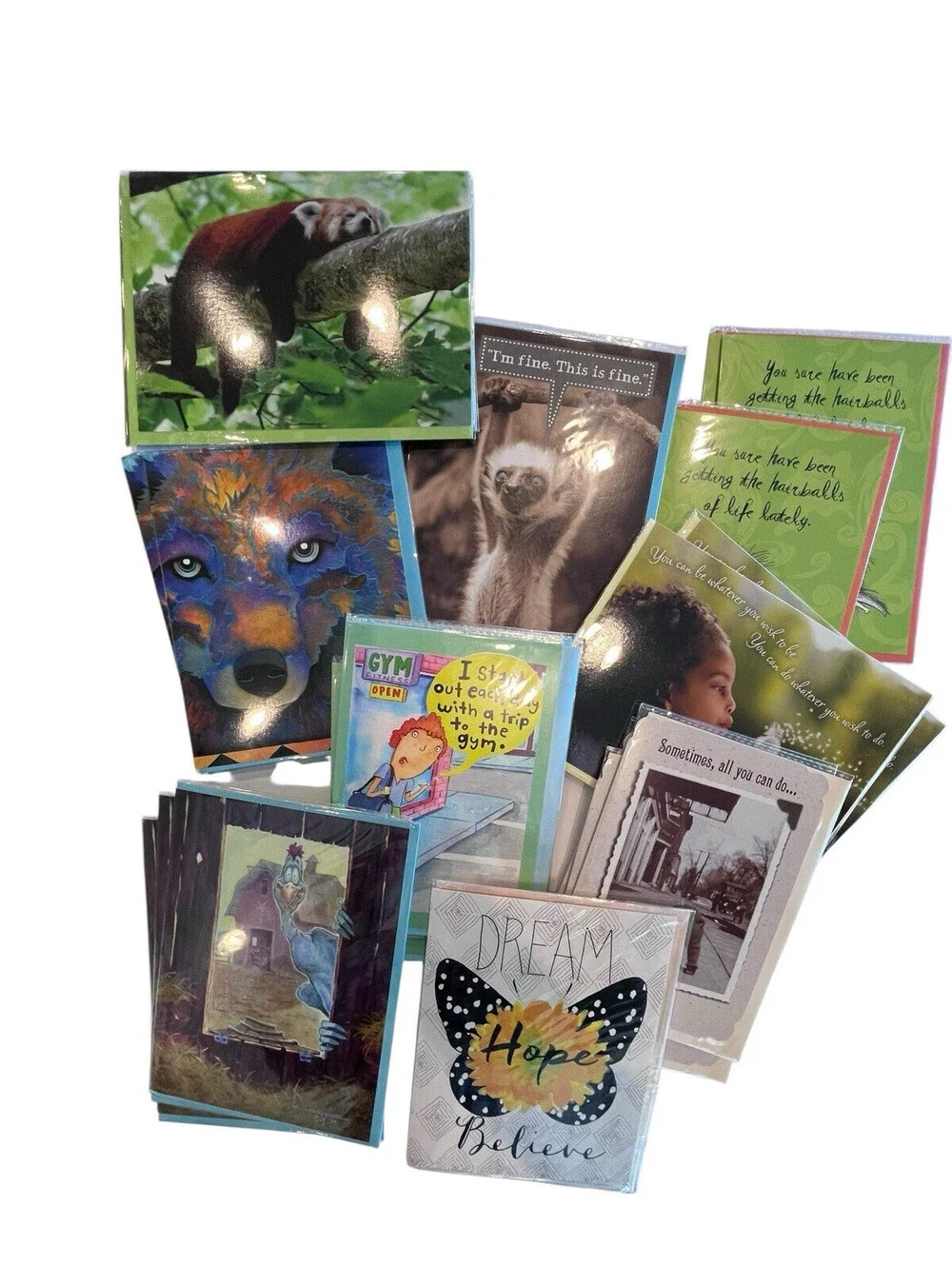 Greeting Cards-Love & Encouragement 20 Cards & Envelopes New GC104